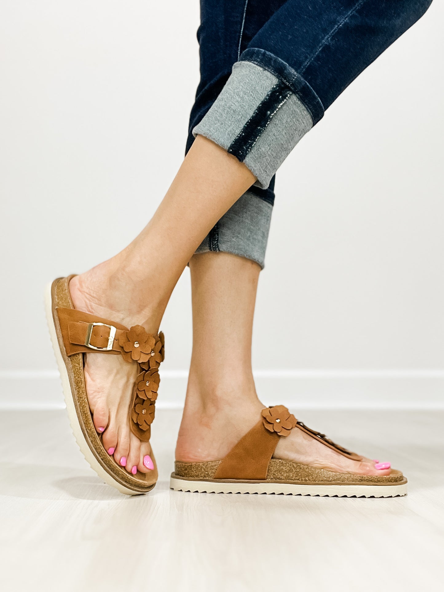 Corkys Bless Her Heart Sandals in COGNAC