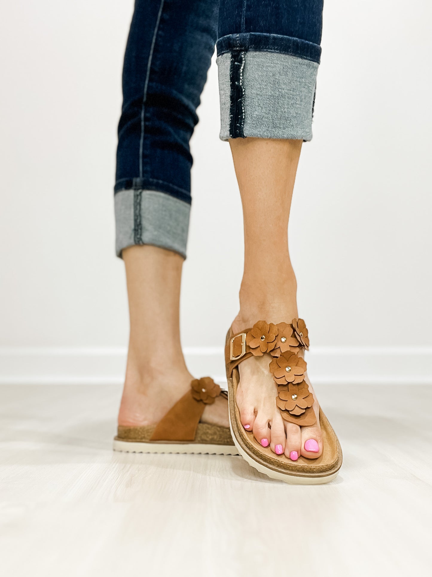 Corkys Bless Her Heart Sandals in COGNAC