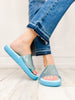 Yellowbox Marana Jelly Slides in Blue