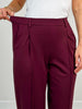Straight Fit High Waist Wide Leg Pocket Trousers