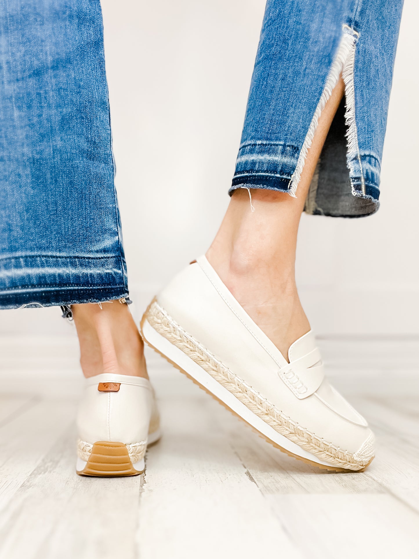 Yellowbox Aviana Espadrille Loafer in Bone