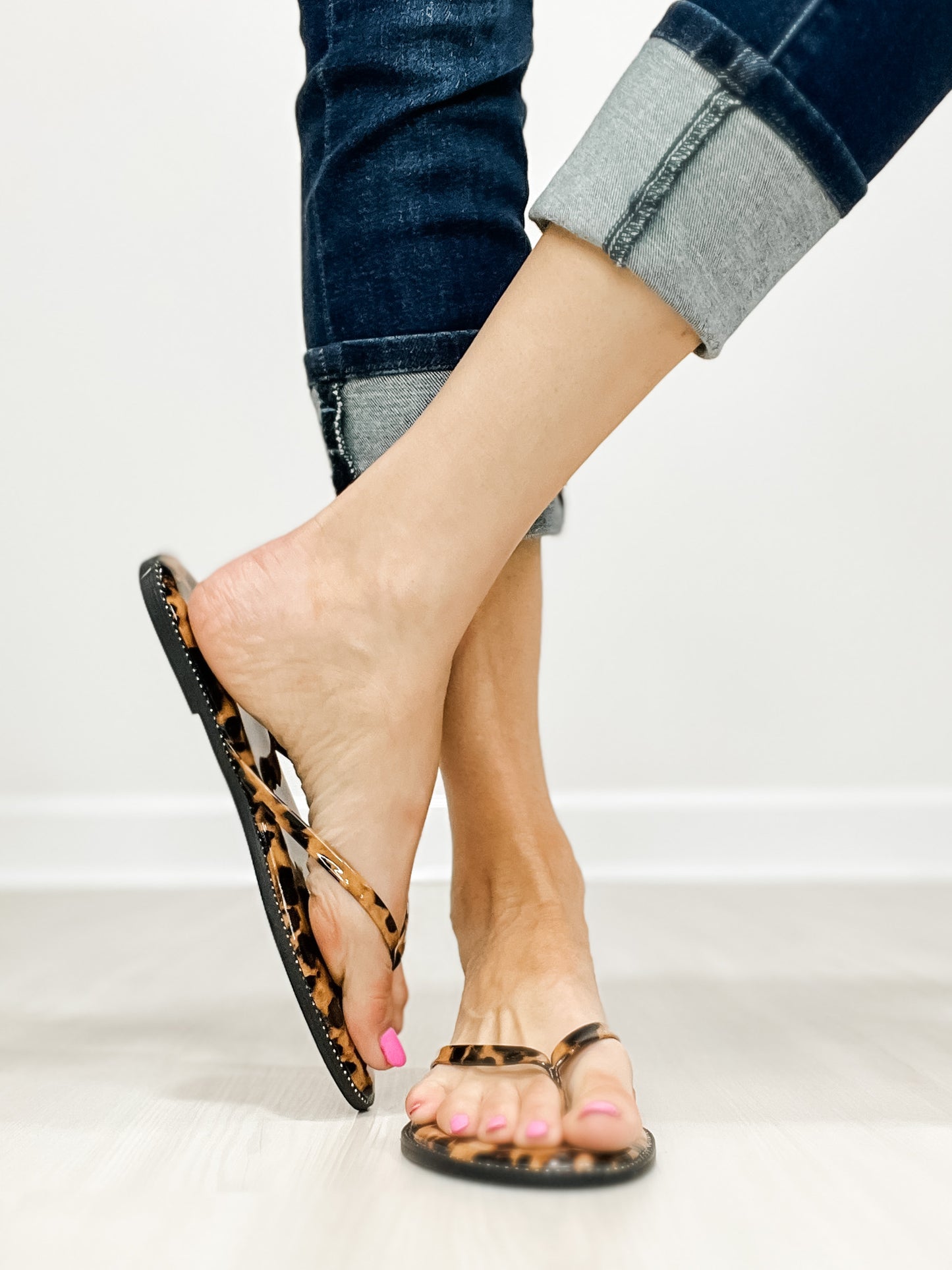 MIA Aster Flip Flops in Leopard