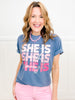 SHE IS Fierce, Worthy, Enough Graphic Tee