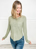 Soft Cozy Brushed Ribbed Knit Top