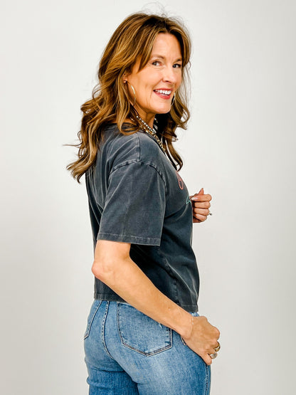 Short Sleeve Puff Ride Em Cowboy Tee