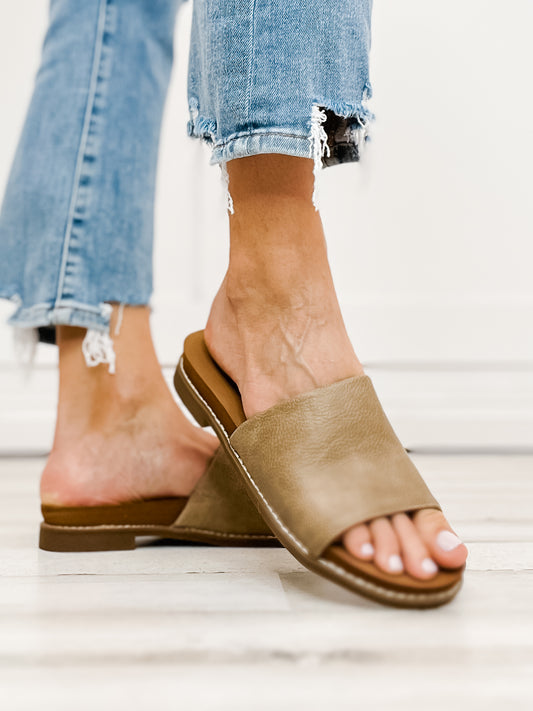 Yellowbox Kalo Slide Sandal in Taupe