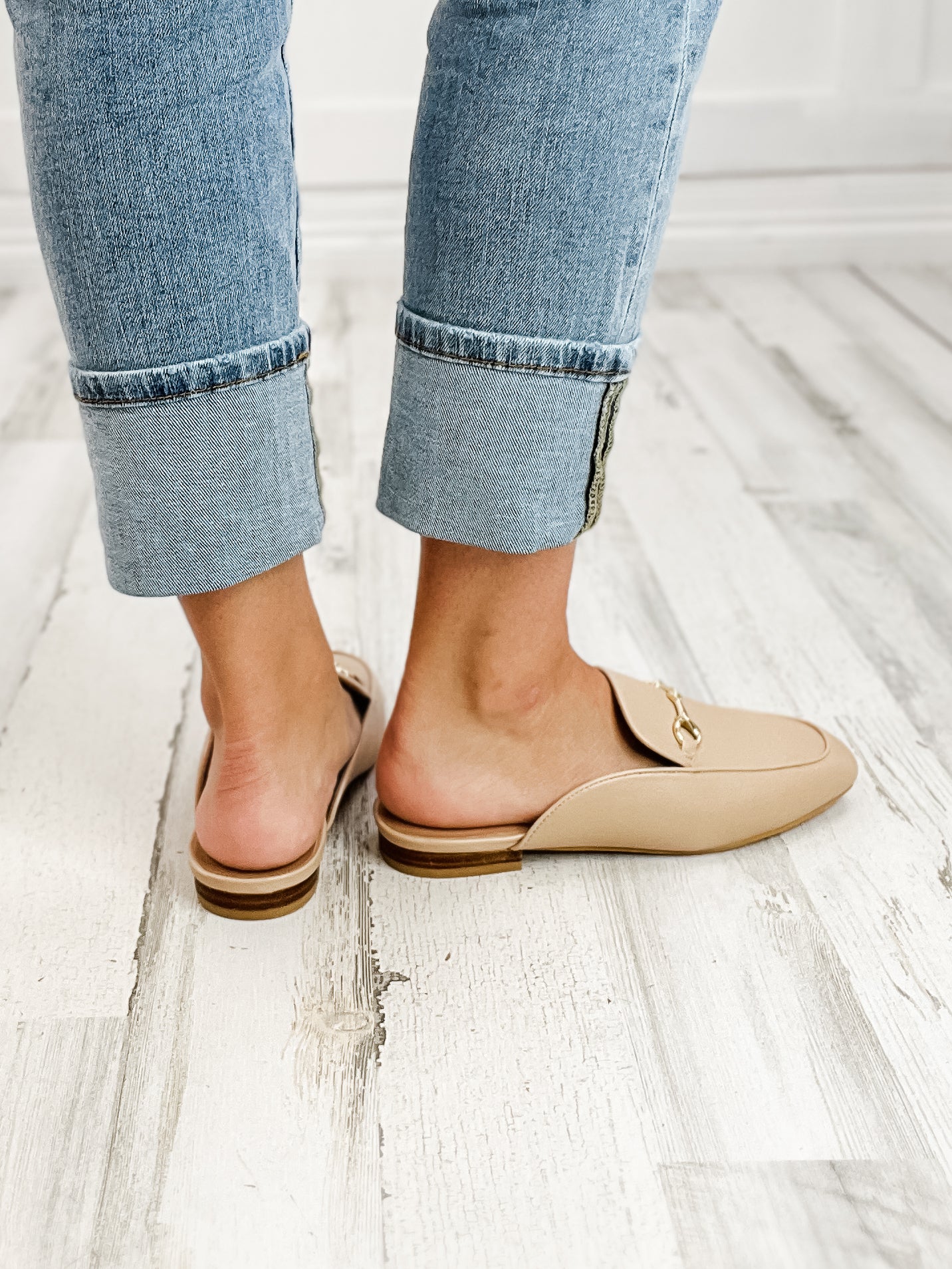 Corkys Charmer Loafer Slides in Camel