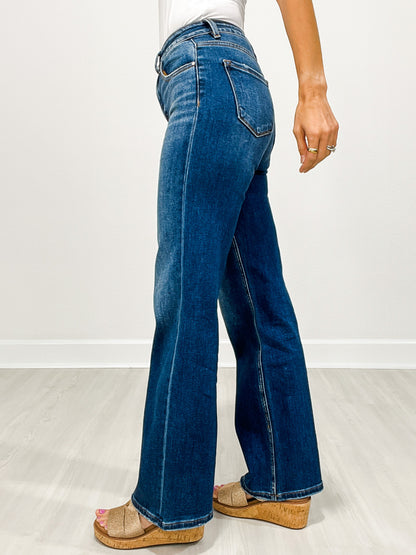 Risen LOLA High-Rise Straight Leg Non-Distressed Jean