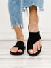 Yellowbox Feeza Knit Sandal in Black