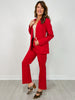 Magic Slim Straight Pants in Red