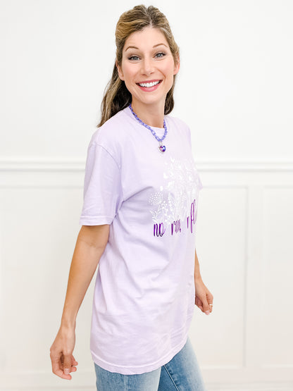 No Rain, No Flowers Embellished Graphic Tee