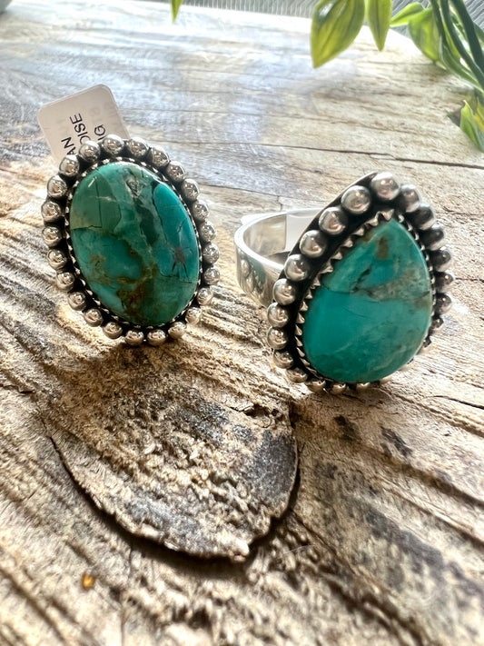 Hada Collection Kingman Turquoise Ring