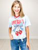America Cherries Graphic Tee