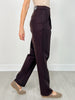 Barrel Leg Ponte Everywhere Pants in Chocolate