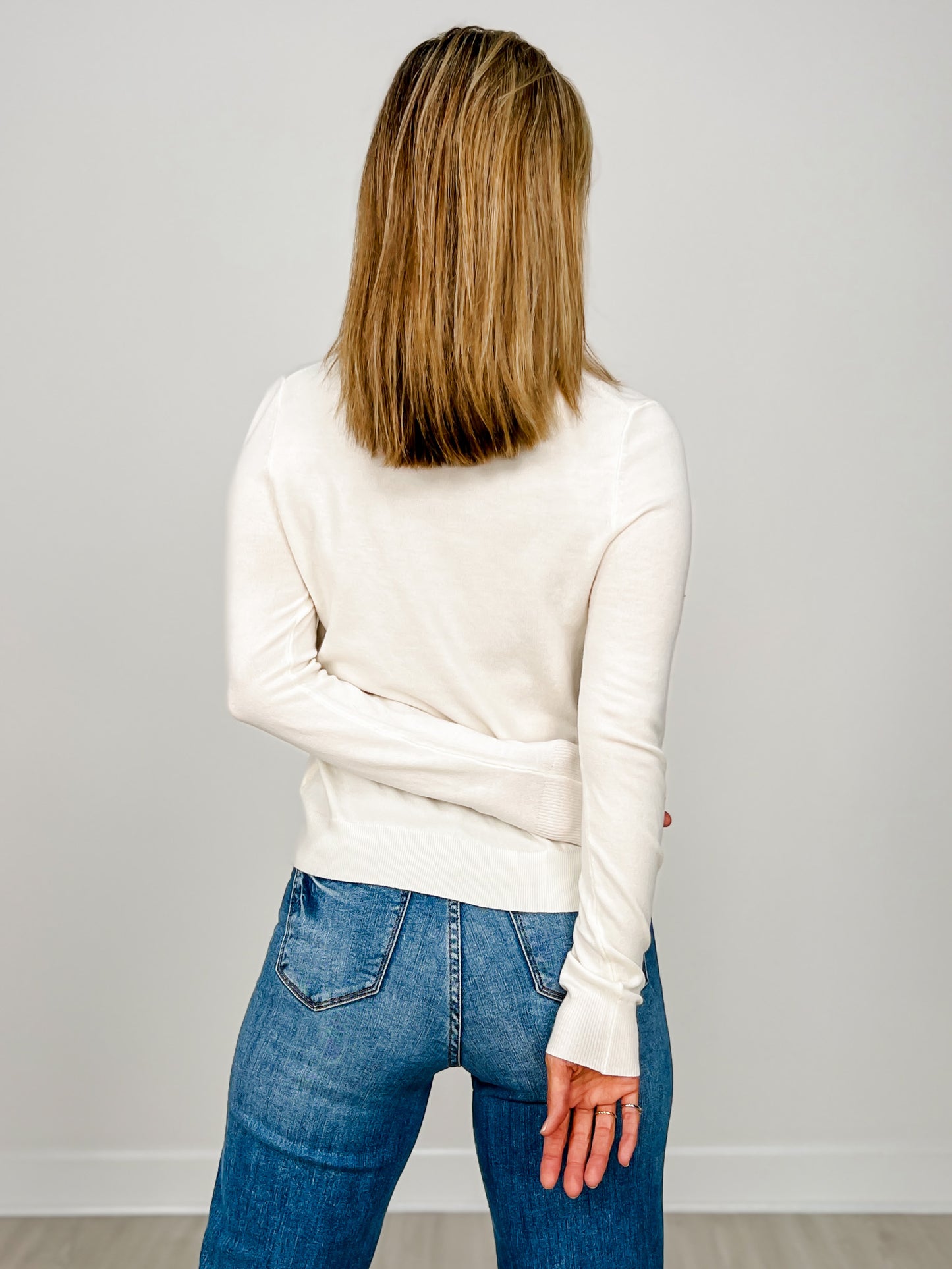 Multi-Color Button Sweater Cardigan