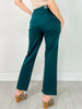 Magic Slim Straight Pants in HUNTER GREEN