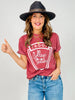 Troop Beverly Hills Custom Game Day Graphic Tee with Bling