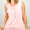 Mineral Washed Sleeveless Henley Top - GRP A