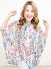 Dizzy Love Short Sleeve Tunic Top with Hi-Lo Hem