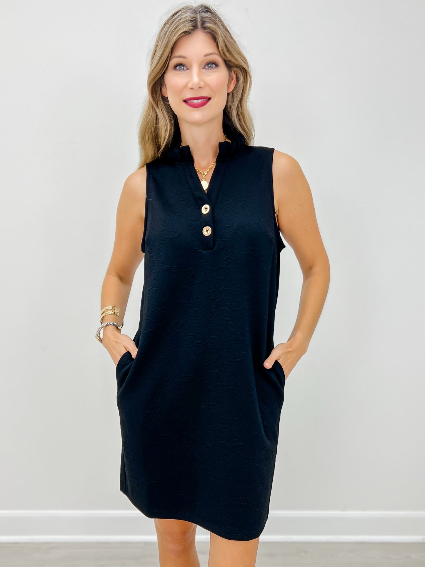 HighTide Jet Black Dress