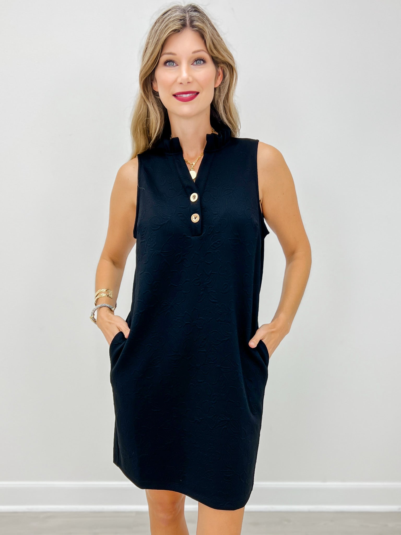HighTide Jet Black Dress