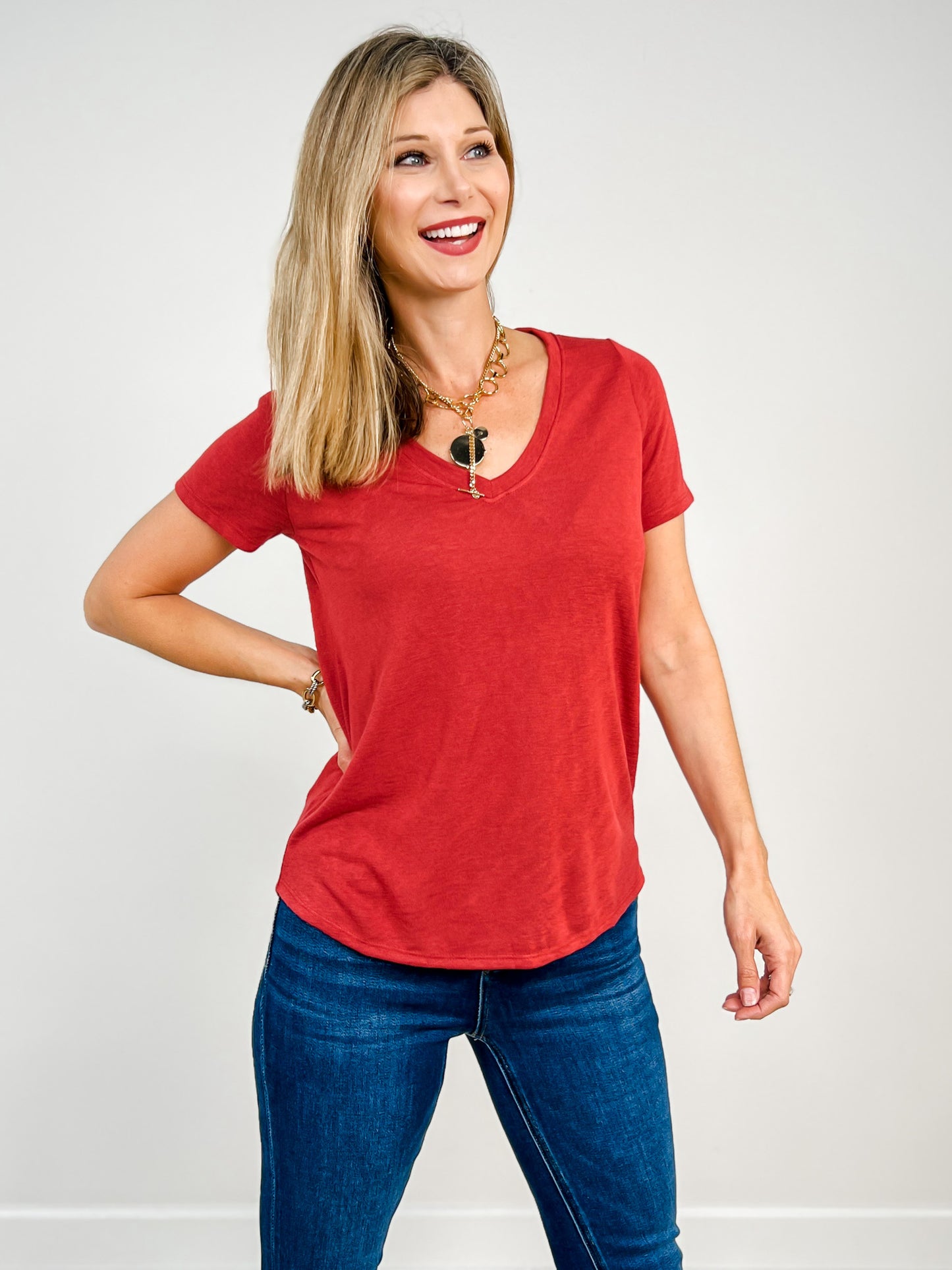 Hacci Slub Relaxed Fit Tee GRP A