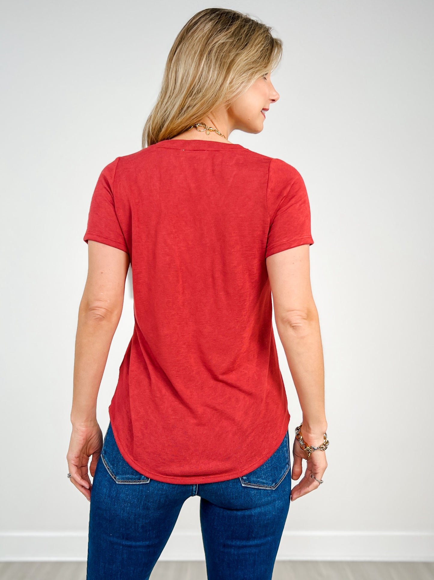 Hacci Slub Relaxed Fit Tee GRP A