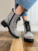 Corky's Mood Lace Up Boot in Clear Rhinestones