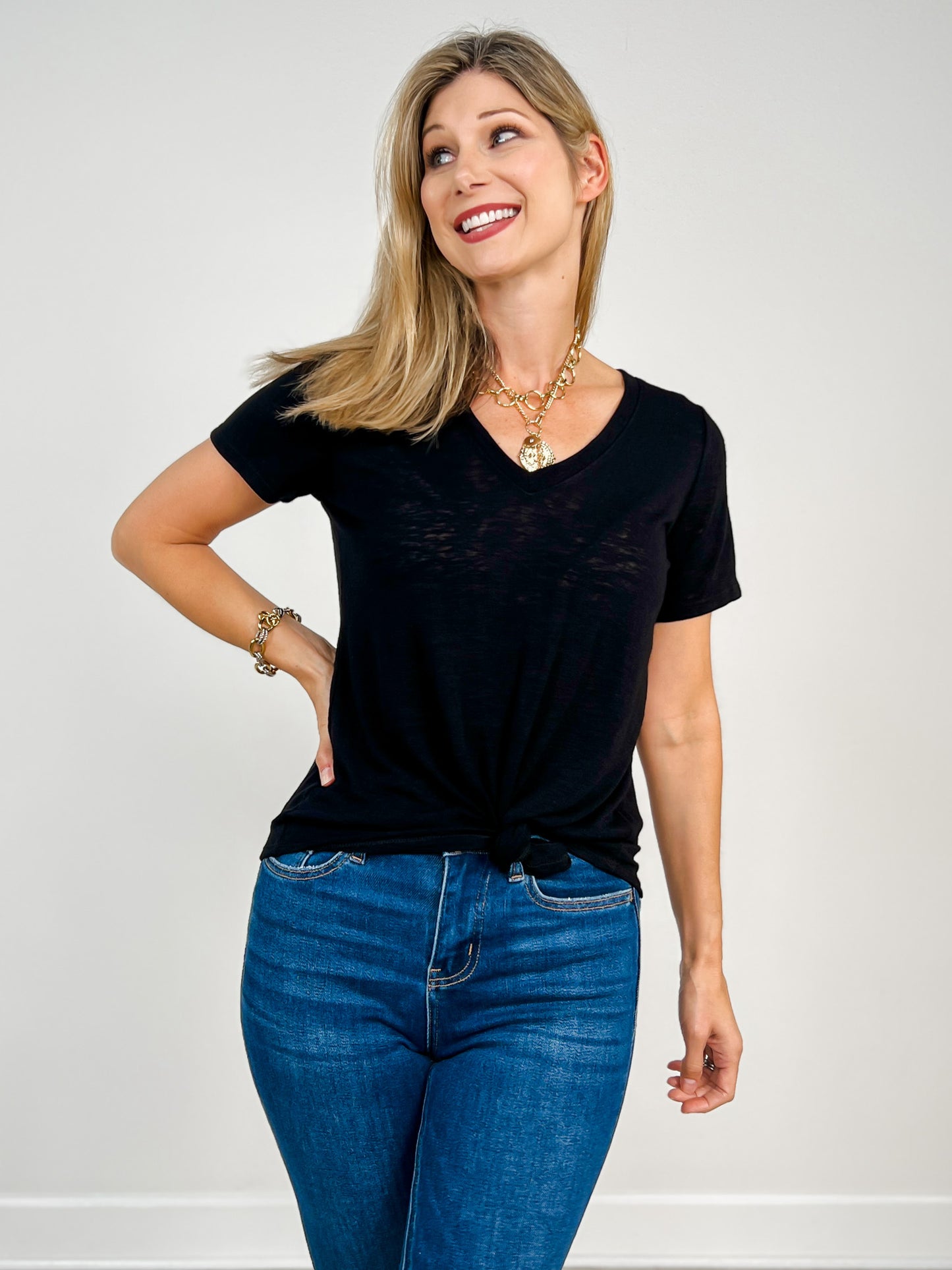 Hacci Slub Relaxed Fit Tee GRP A