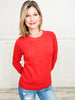 Pom-Pom Stars Crew Neck Long Sleeve Sweater Top