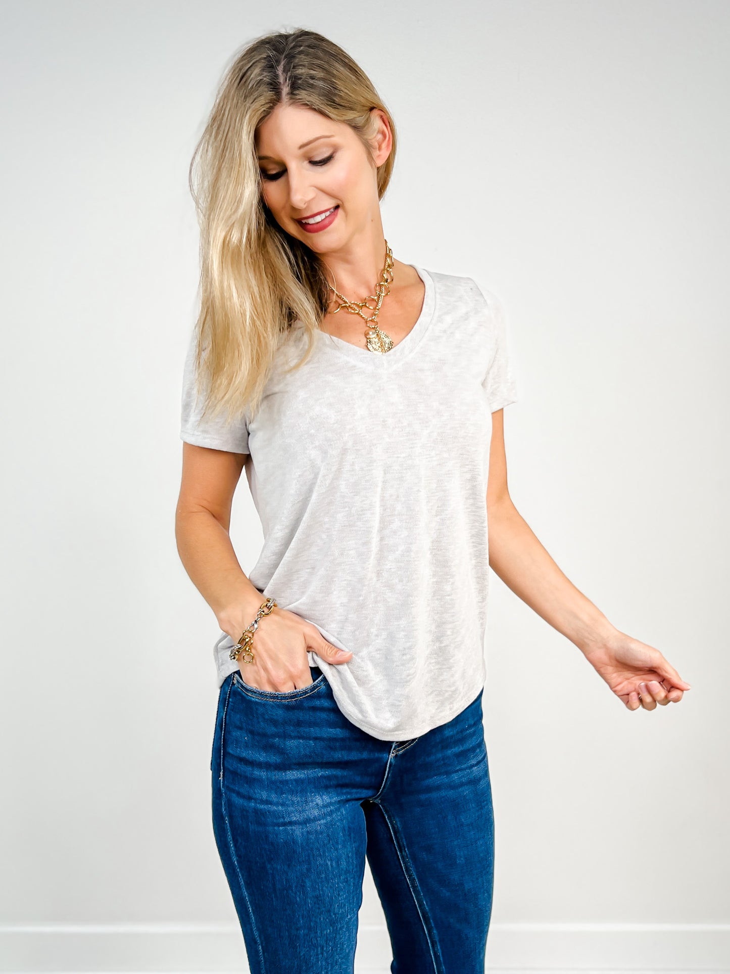 Hacci Slub Relaxed Fit Tee