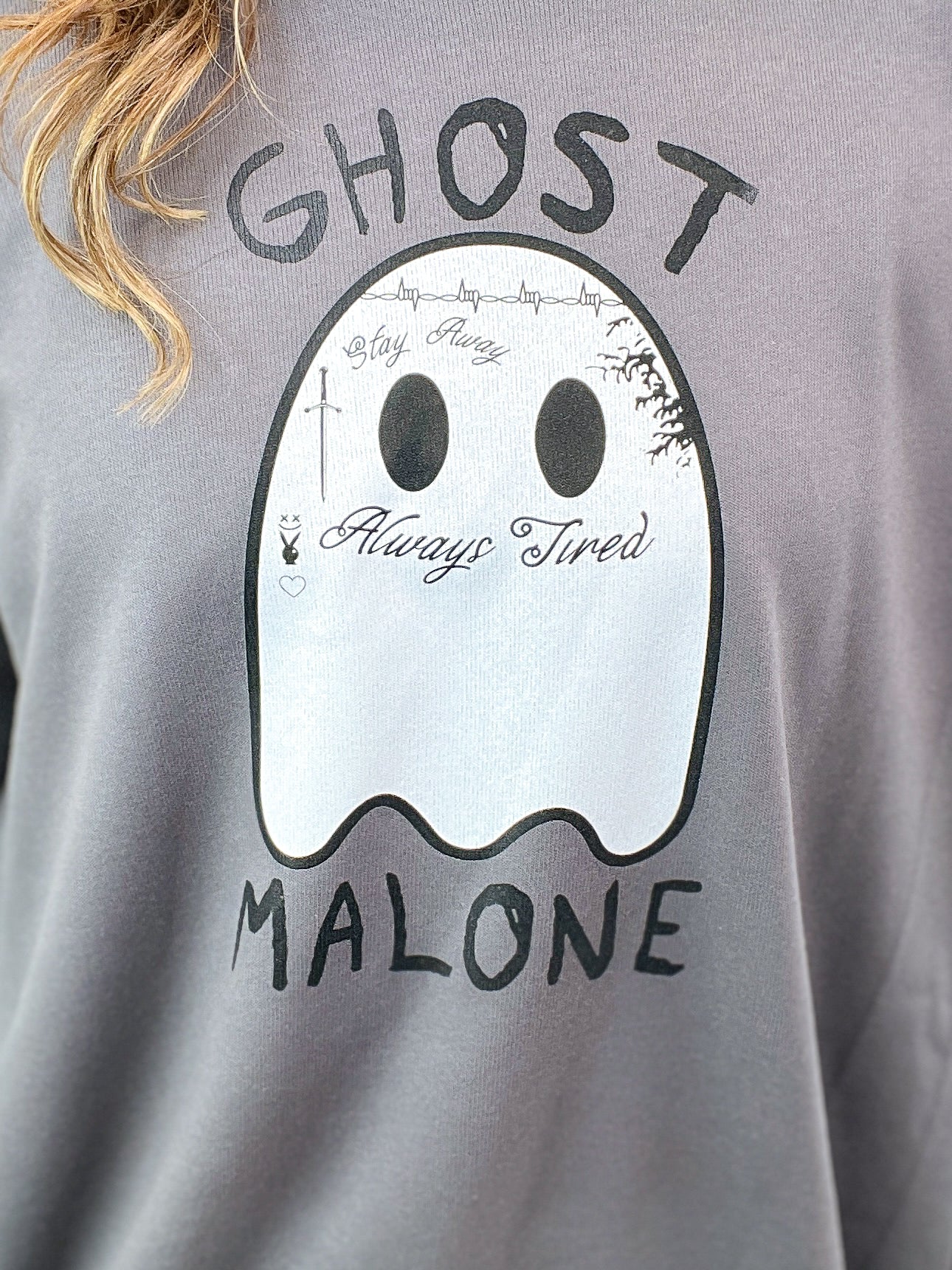 Ghost Malone Sweatshirt Top