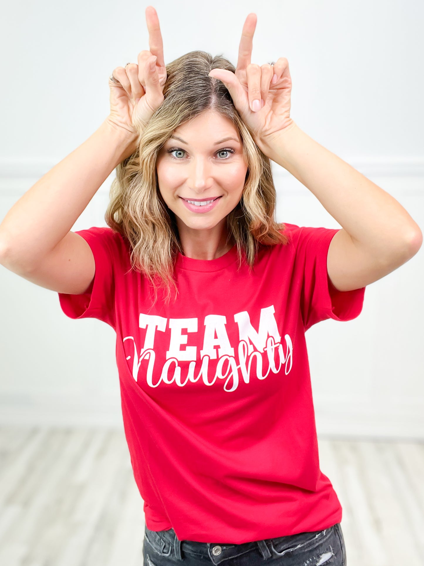 Team Naughty and Team Nice Graphic Tee