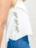 Hold On Sleeveless Embroidered Top