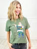 Santa Baby Leave Something Under The Tree Graphic Tee