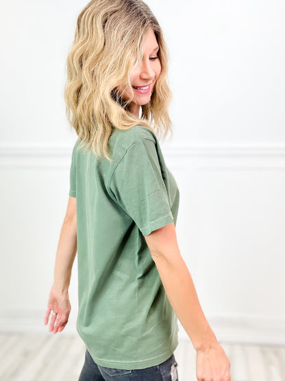 Santa Baby Leave Something Under The Tree Graphic Tee