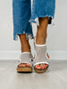 Corkys Carley Wedges in WHITE MESH