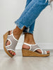 Corkys Carley Wedges in WHITE MESH