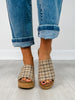 Corkys Totally Buggin Wedges in CAMEL PLAID