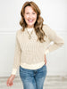 TWO TONE RIB TEXTURE SWEATER