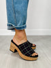 Corkys Totally Buggin Wedges in BLACK PLAID