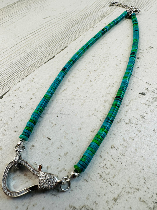 Into the Waves Clasp Necklace