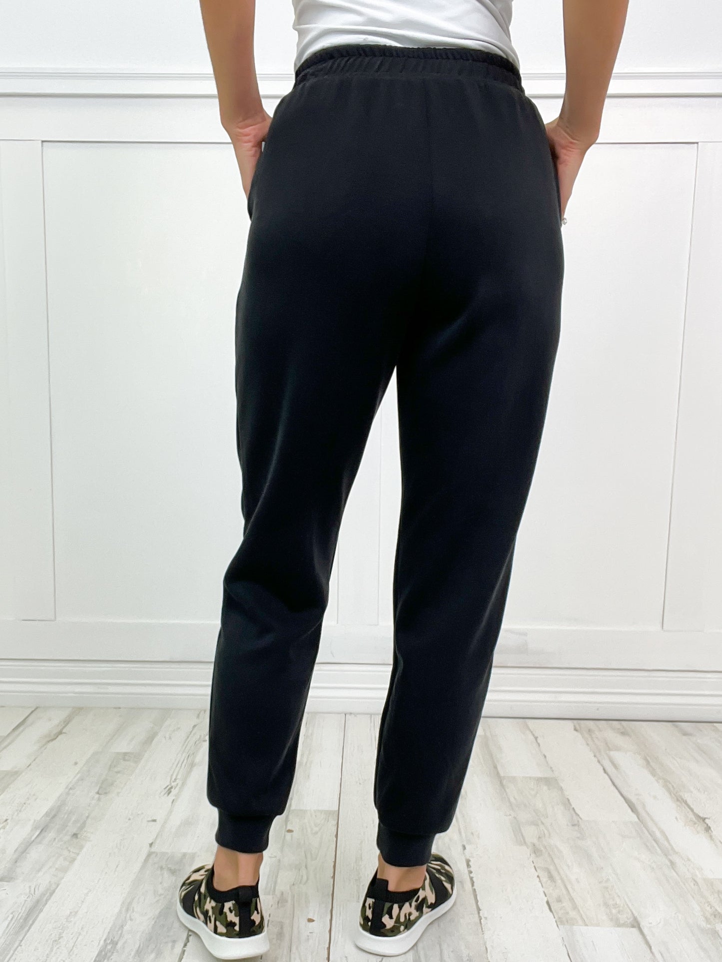 High Hopes Ultra Soft High Waisted Solid Knit Jogger