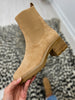 Corkys Goodness Gracious Boots in CAMEL FAUX SUEDE