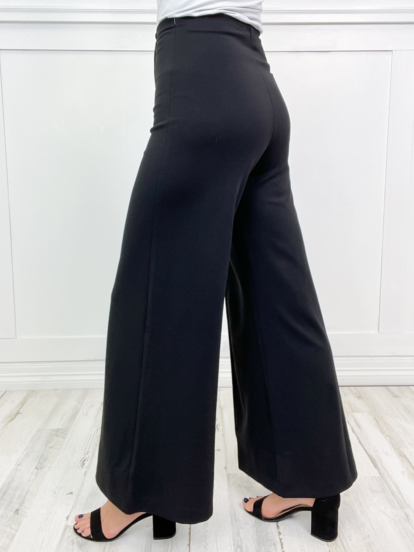 Classy Sassy Elastic Ruffled Long Full Pant