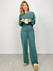 Slub Long Sleeve Top & Pants Set