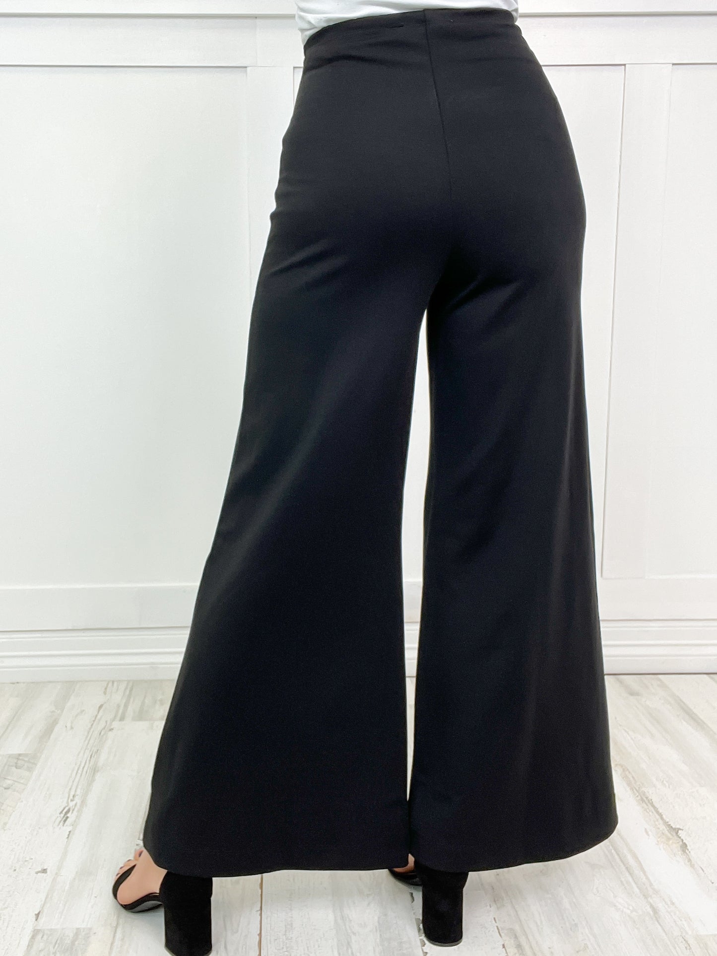 Classy Sassy Elastic Ruffled Long Full Pant