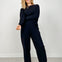 Slub Long Sleeve Top & Pants Set