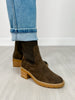 Corkys Goodness Gracious Boots in KHAKI FAUX SUEDE
