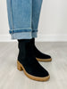 Corkys Goodness Gracious Boots in BLACK FAUX SUEDE